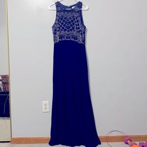 Elegant navy blue dress
